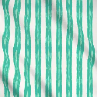 Meterware Brushstroke Stripes turqoise