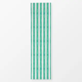 Tischläufer Brushstroke Stripes turqoise