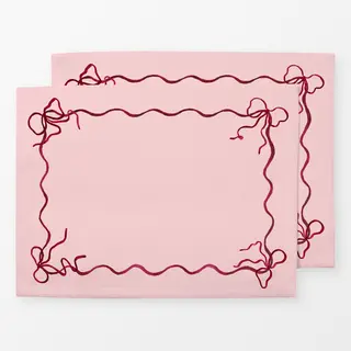 Tischset Tischset Festive Gift Ribbon