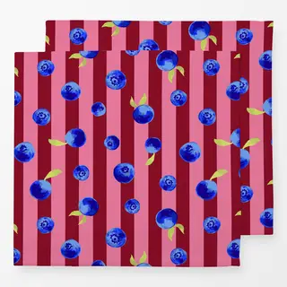 Servietten Berry Red