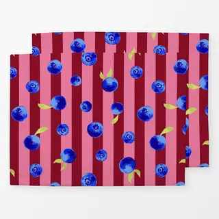 Tischset Berry Red