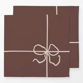 Servietten Brown