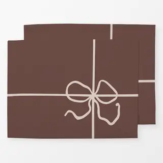 Tischset Brown
