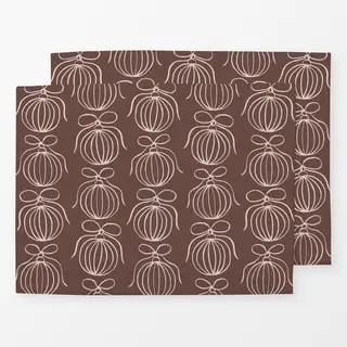 Tischset Brown
