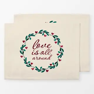 Tischset Love Is All Around