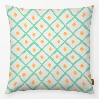 Kissen Cool Boho Mesh Pattern turqois