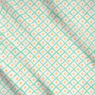 Meterware Cool Boho Mesh Pattern turqois