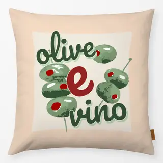 Kissen Olive & Vino