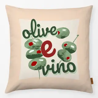 Kissen Olive & Vino