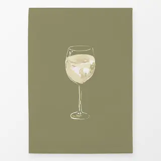 Geschirrtücher Mediterranean White Wine
