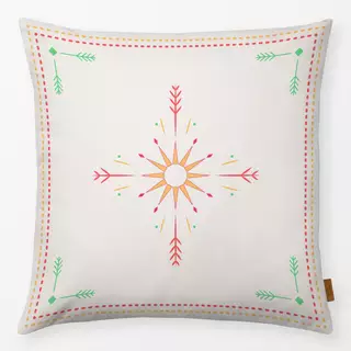 Kissen Cool Boho Sun Ornaments creme