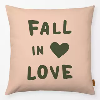 Kissen Fall in Love pink