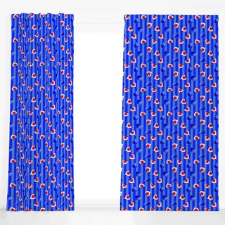 Dekovorhang Vibrant Blue