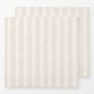 Servietten Soft Beige Vertical Stripes