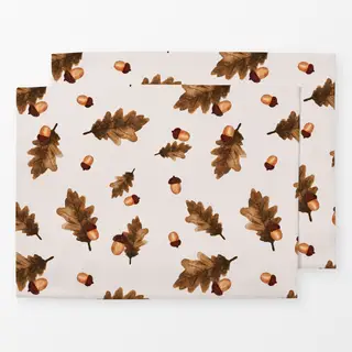Tischset Soft Oak Leaves