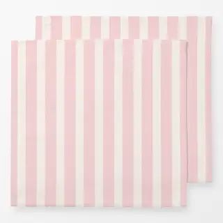 Servietten Blush Pink Vertical Stripes