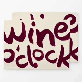 Tischset Wine O' Clock