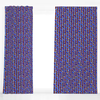 Dekovorhang Fruity Blueberry Stripes