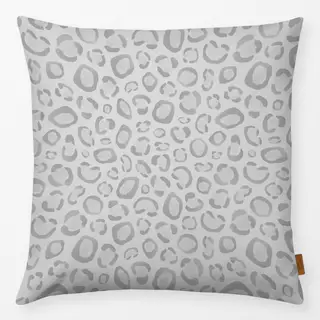 Kissen Leopard Brush Strokes grey