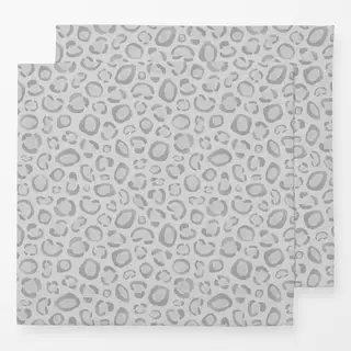 Servietten Leopard Brush Strokes grey
