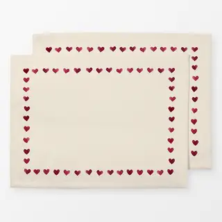 Tischset Tischset Frame Of Hearts