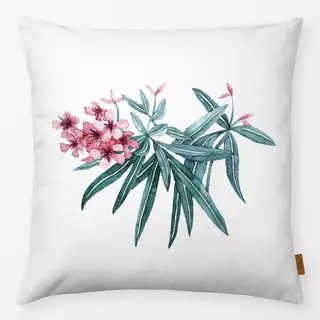 Kissen Tropische Oleanderblüten pink