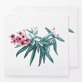 Servietten Tropische Oleanderblüten pink
