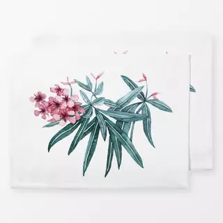 Tischset Tropische Oleanderblüten pink
