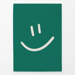 Geschirrtücher Happy Smiling Face green