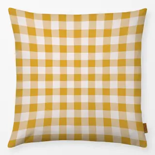 Kissen Mustard Gingham Check