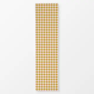 Tischläufer Mustard Gingham Check