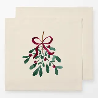 Servietten Berry Mistletoe