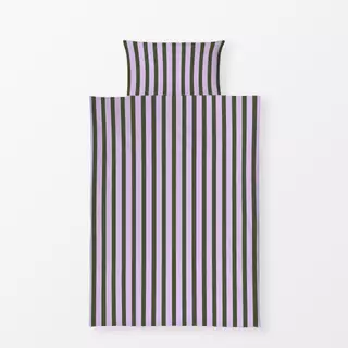 Bettwäsche Bold Stripes lilac green