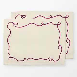 Tischset Tischset Curvy Elegant Line