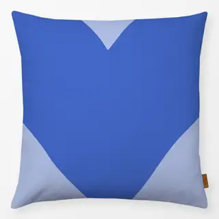 Kissen Big Heart Blue
