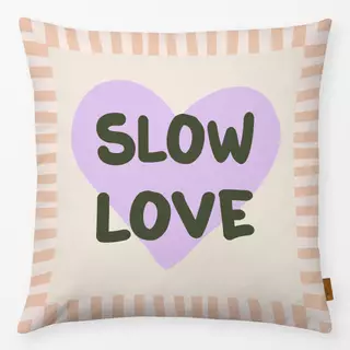 Kissen Slow Love pink