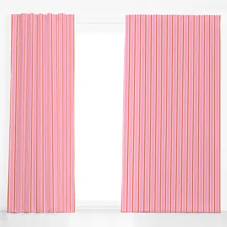 Dekovorhang Pink Orange