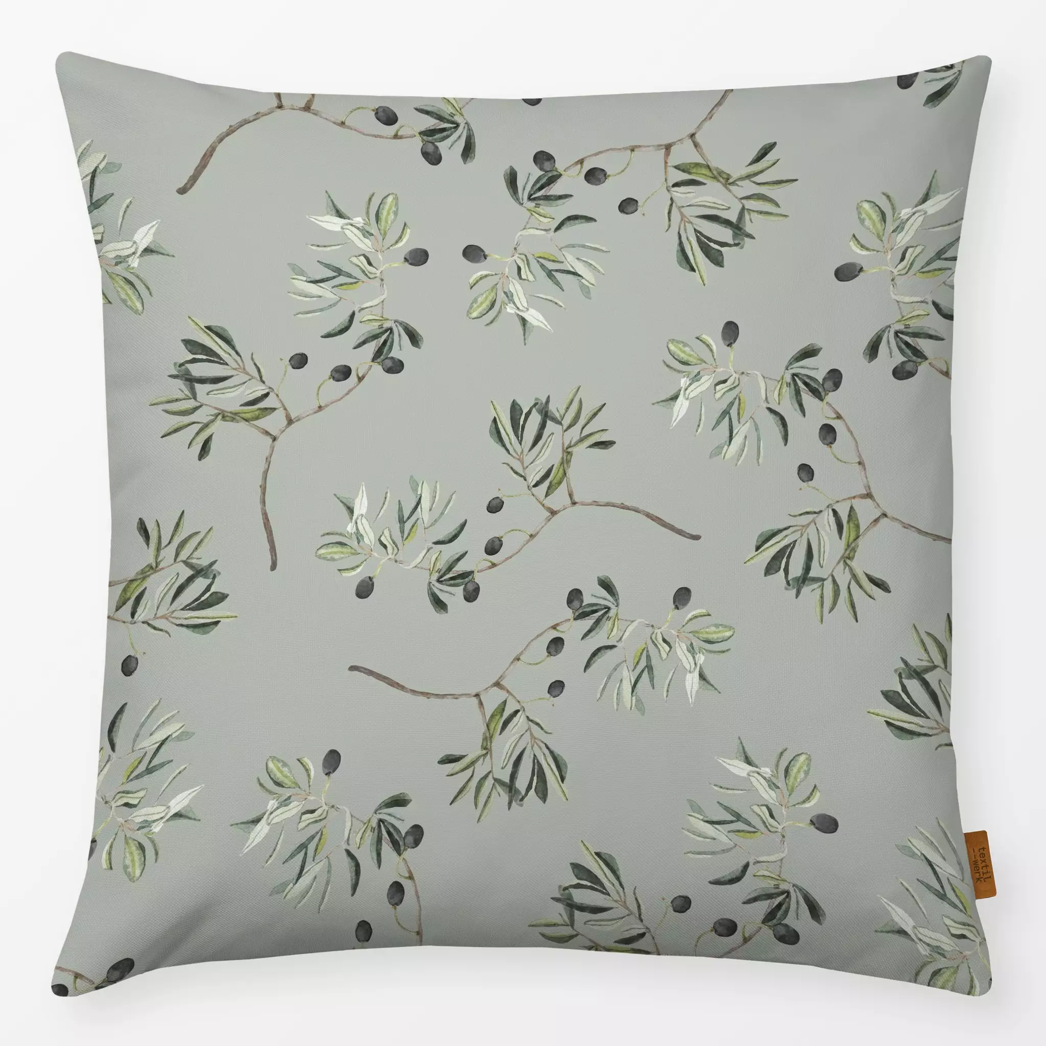 Kissen Kissen Olives Noires Sur Vert Olive