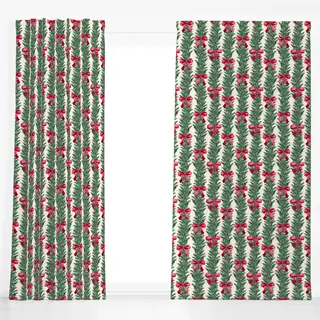 Dekovorhang Festive Fir Branches