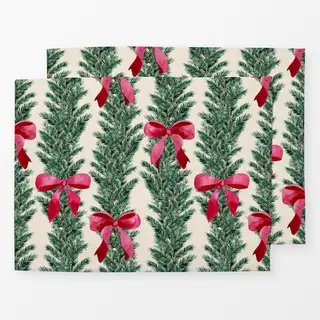 Tischset Festive Fir Branches