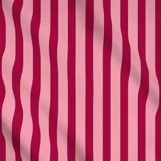 Meterware Rayas berry pink