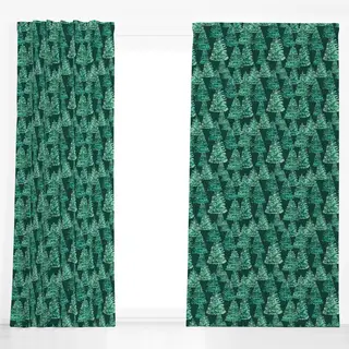 Dekovorhang Dark Green