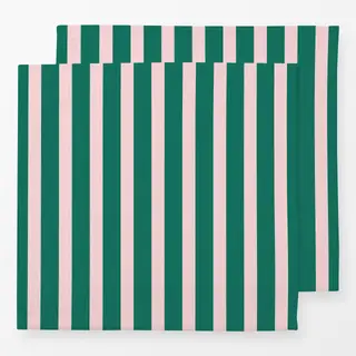 Servietten Emerald Blush Vertical Stripes