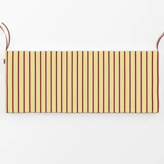 Bankauflage Butter Yellow Brown