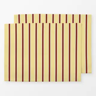 Tischset Butter Yellow Brown