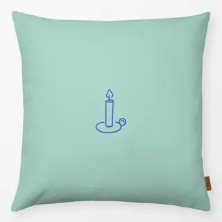Kissen Candle Light mint green