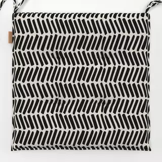 Sitzkissen Zig Zag Lines black