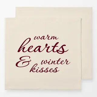 Servietten Warm Hearts & Winter Kisses