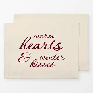 Tischset Warm Hearts & Winter Kisses