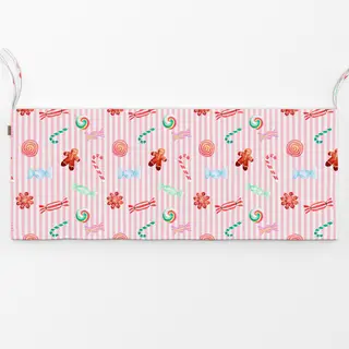 Bankauflage Cotton Candy Xmas Sweets Pink